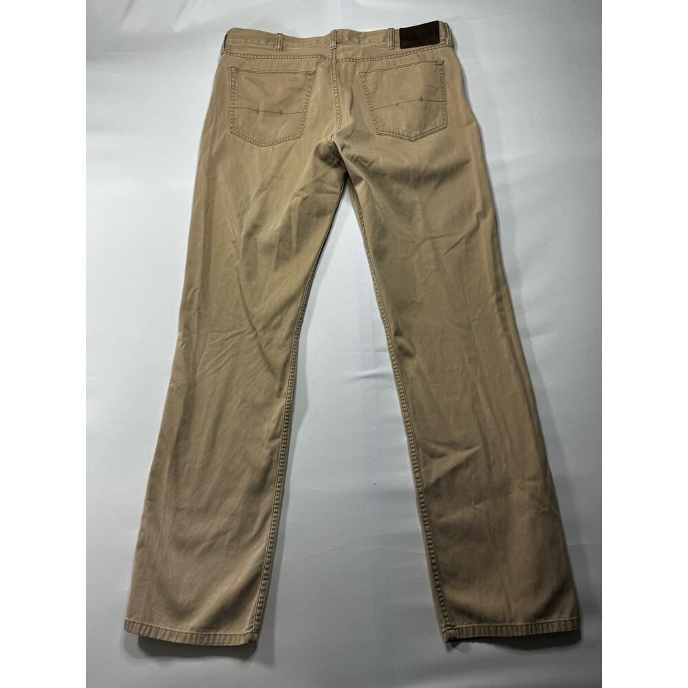 Polo Ralph Lauren Men's 650 Straight Leg Beige Denim Jeans - Size 36x33.5 - Picture 2 of 8